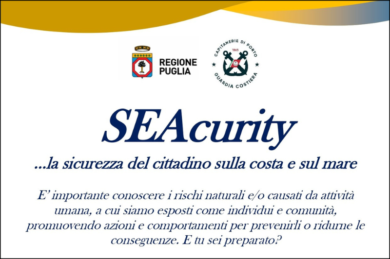 La locandina del progetto SEAcurity
