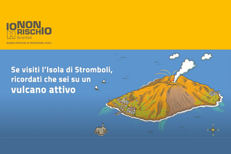 Io non rischio - Buone pratiche di protezione civile
Stromboli

Se visiti l'isola di Stromboli, ricordati che sei su un vulcano attivo.